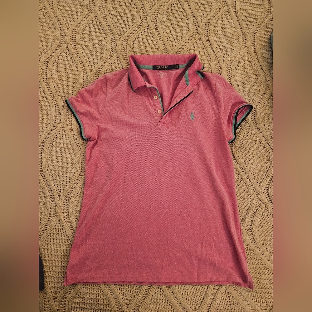 Polo by‎ Ralph Lauren Pink Polo Golf Tailored fit Shirt size M